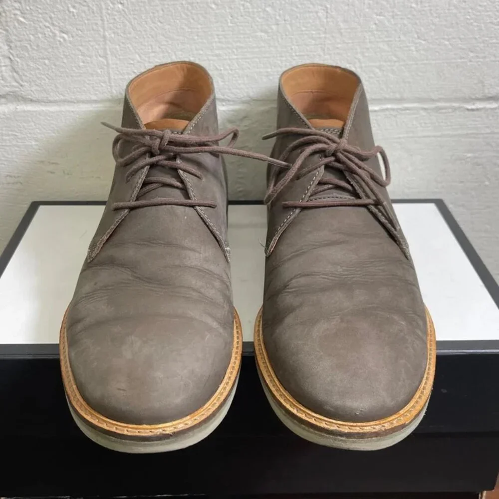 Clarks Artisan Atticus Limit Chukka Boots 16501 Brown Nubuck Lace up Men's 10 US